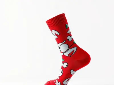 Animated Character Sock Model Pack Low-poly 3D model