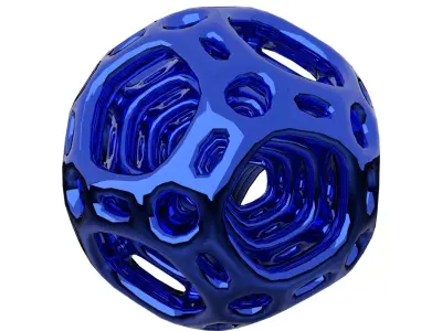 Dedecohedron bead 3D print model