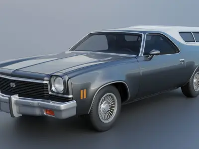 Chevrolet El Camino 1973 3D print model