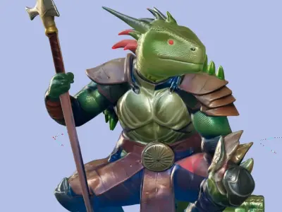 Drathar the Swamp Guardian 3D model