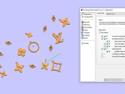 Louis Vuitton Necklace  3D print model