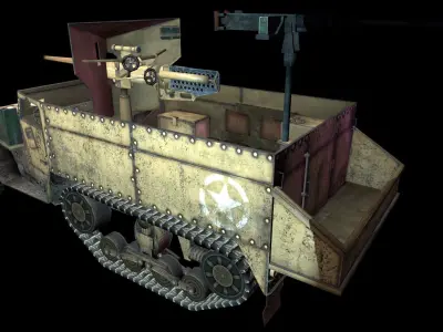 M3-37at Low-poly 3D model