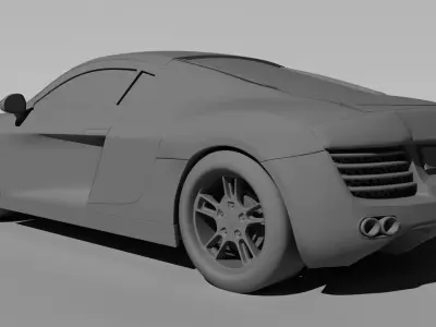 Audi R8 3D model 3D model