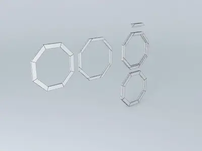 Octagonal Frame Free 3D model