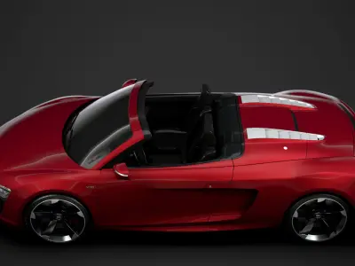 Audi R8 V10 Spyder 2016 3D model