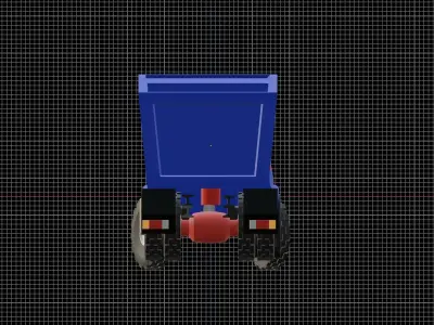 MAN Dieslei Dumper Truck 3D print model