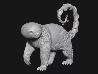 sloths 3D print model