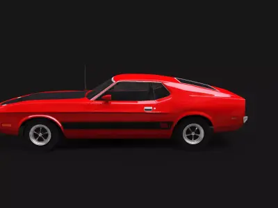 Mustang Mach1 73 3D model