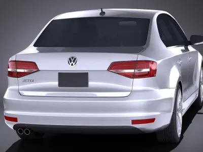 Volkswagen Jetta USA regular 2017 3D model