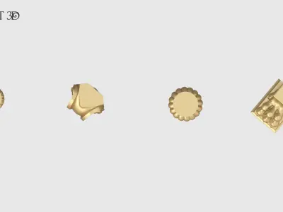 Furniture Legs Set 3D print model