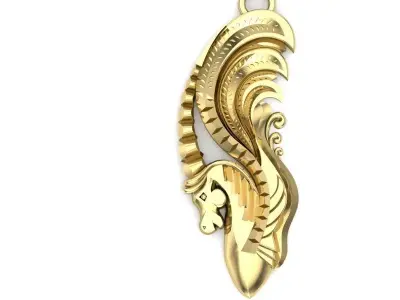 -TULPAR-Horse-unicorn 3D print model