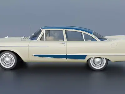 Plymouth Plaza 1958 3D print model