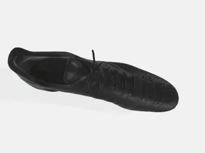 Black Soccer Cleat 3D model