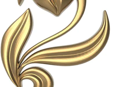  decorative pattern ready for 3D printing 3D model 24