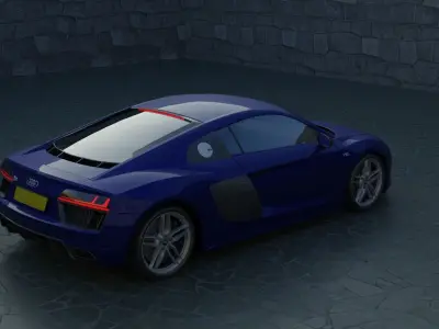 Audi R8 V10 Plus 3D model