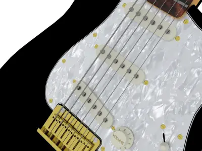 Fender Stratocaster Free 3D model