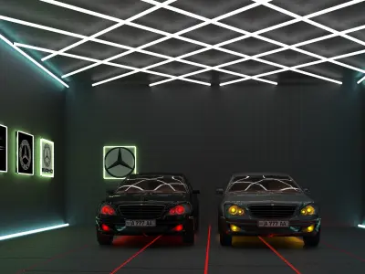 Mersades garage  3D model