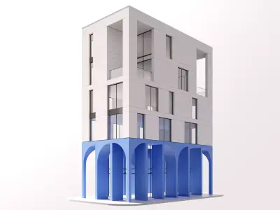 apartment Low-poly 3D model