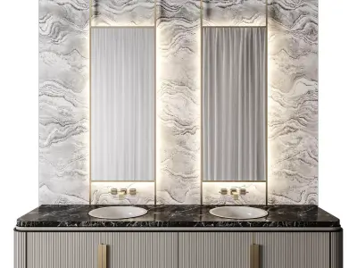 Luxury Bathroom 59 3D model