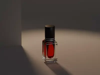 Perfume oil bottle 3D model