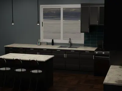 Kitchen Set 3D model