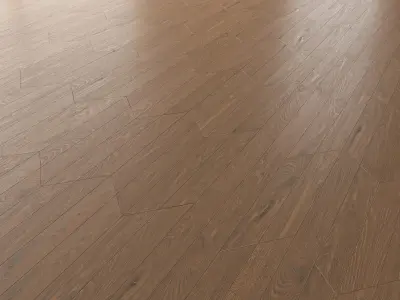 Parquet Oak Vincinyatta Brushed set 6 3D model