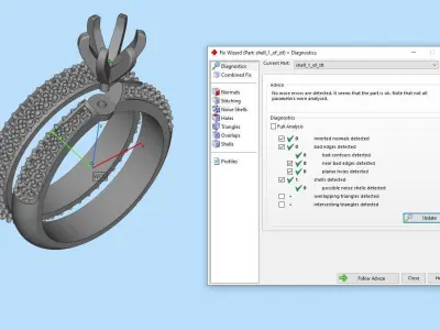 Gold ring Jewelry 3D print model