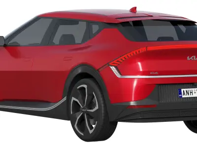 Kia EV6 AIR 2022 3D model