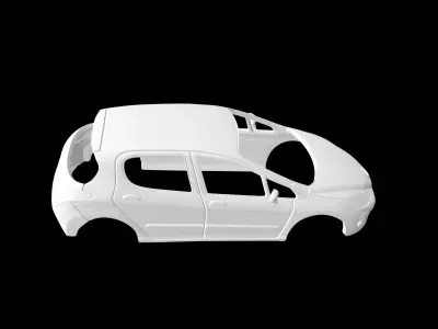 Peugeot 308 3D print model