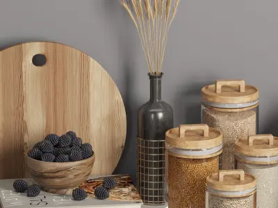 kitchen accessories 004 3D model
