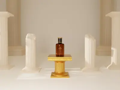 Luxury Perfume Bottle 3D Model Low-poly 3D model