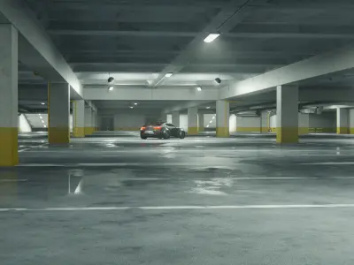 Parking Theme Environment  3D model