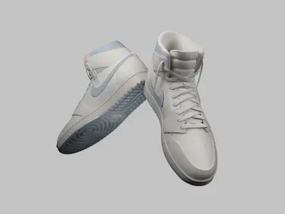 Nike Jordan gray 3D model