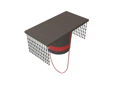 Emperor Crown v1 002 Low-poly 3D model