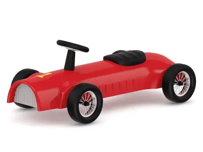 Red Car Toy 3D model