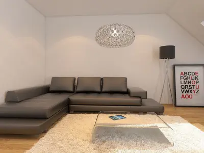 Interior Livingroom 3 3D model