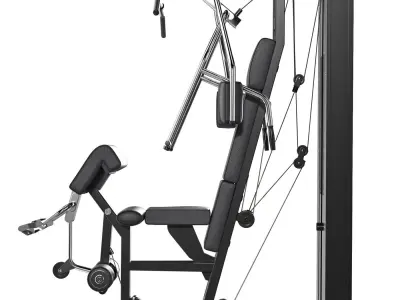 Unica Technogym exercise machine 3D model