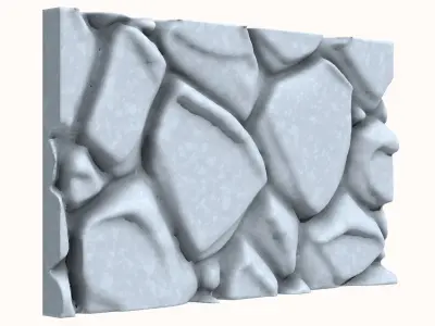 Schist Rock Environment Model 3D model