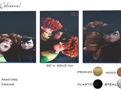 frame disney carton 3D model
