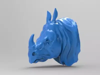 rhino head 3D model
