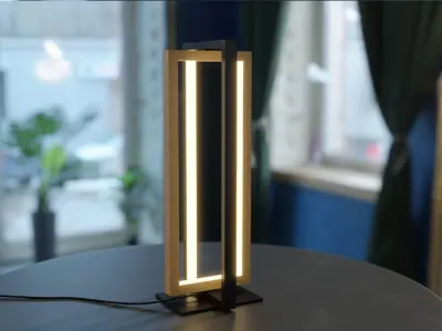 Night Table Led Interior Lamp 3D model