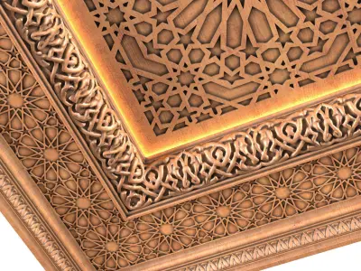 Arabic Oriental Classic Ceiling Set  3D model