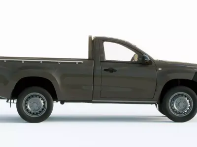 Mitsubishi L200 Regular Cab 2019 3D model