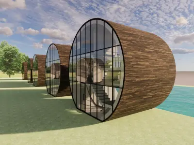 capsule room -A4 3D model