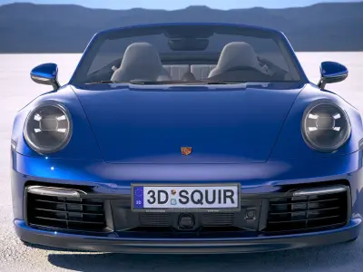 Porsche 911 Carrera 4S Cabrio 2019 3D model