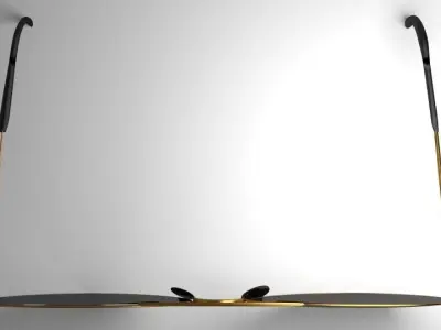 Sunglasses Darked 3D model