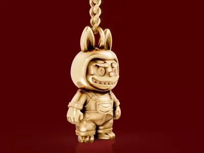 Labubu Key Holder 3D print model