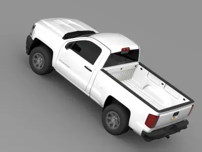 Chevrolet Silverado WT Regular Cab Standart Box 2016 3D model