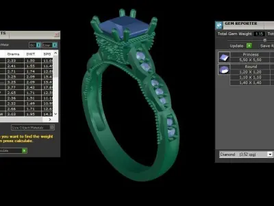 ring code 123 3D print model