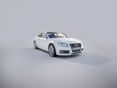 Audi RS5  Low-poly 3D model
